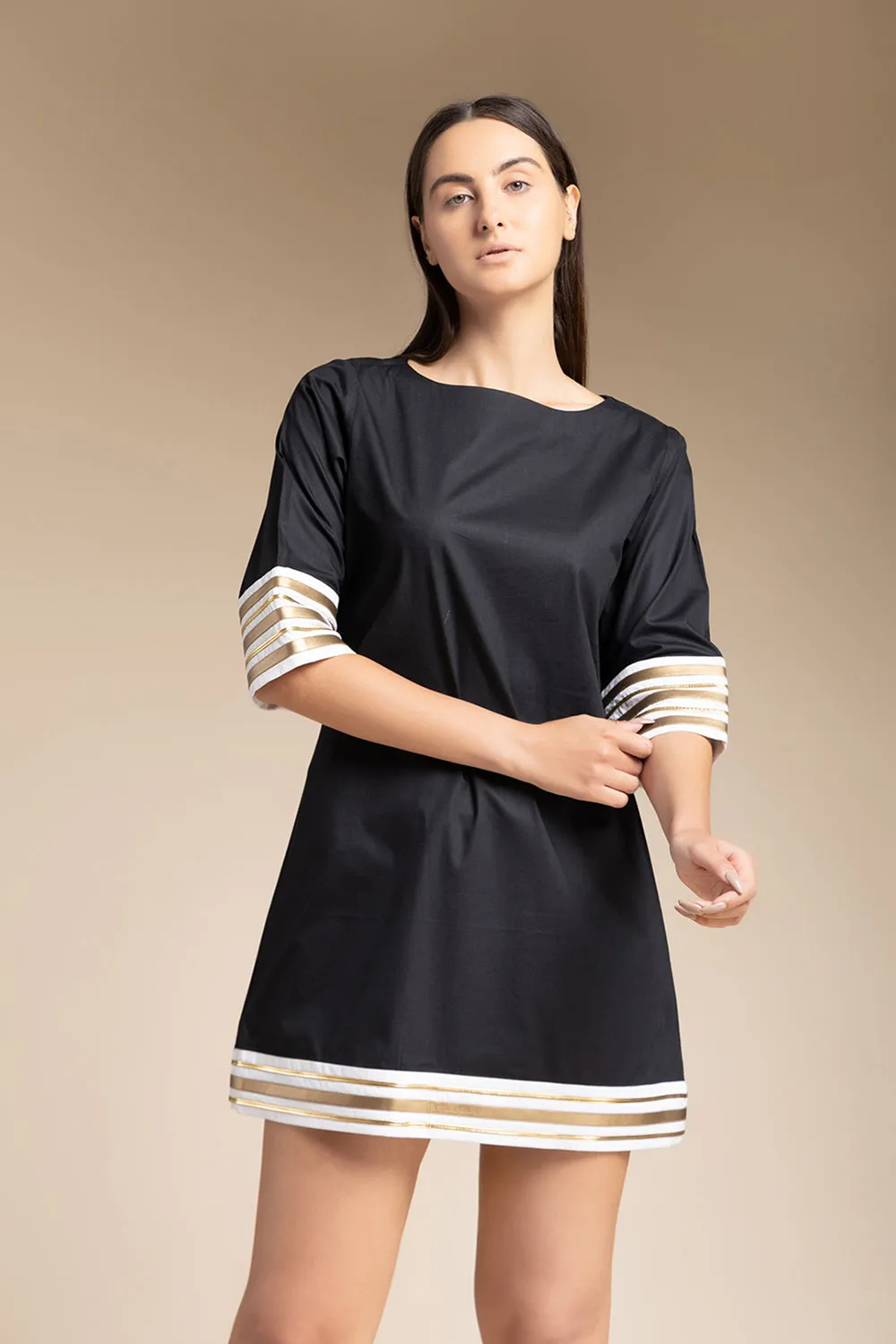 Shift Dress - Black