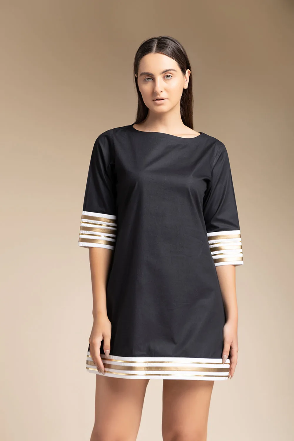 Shift Dress - Black