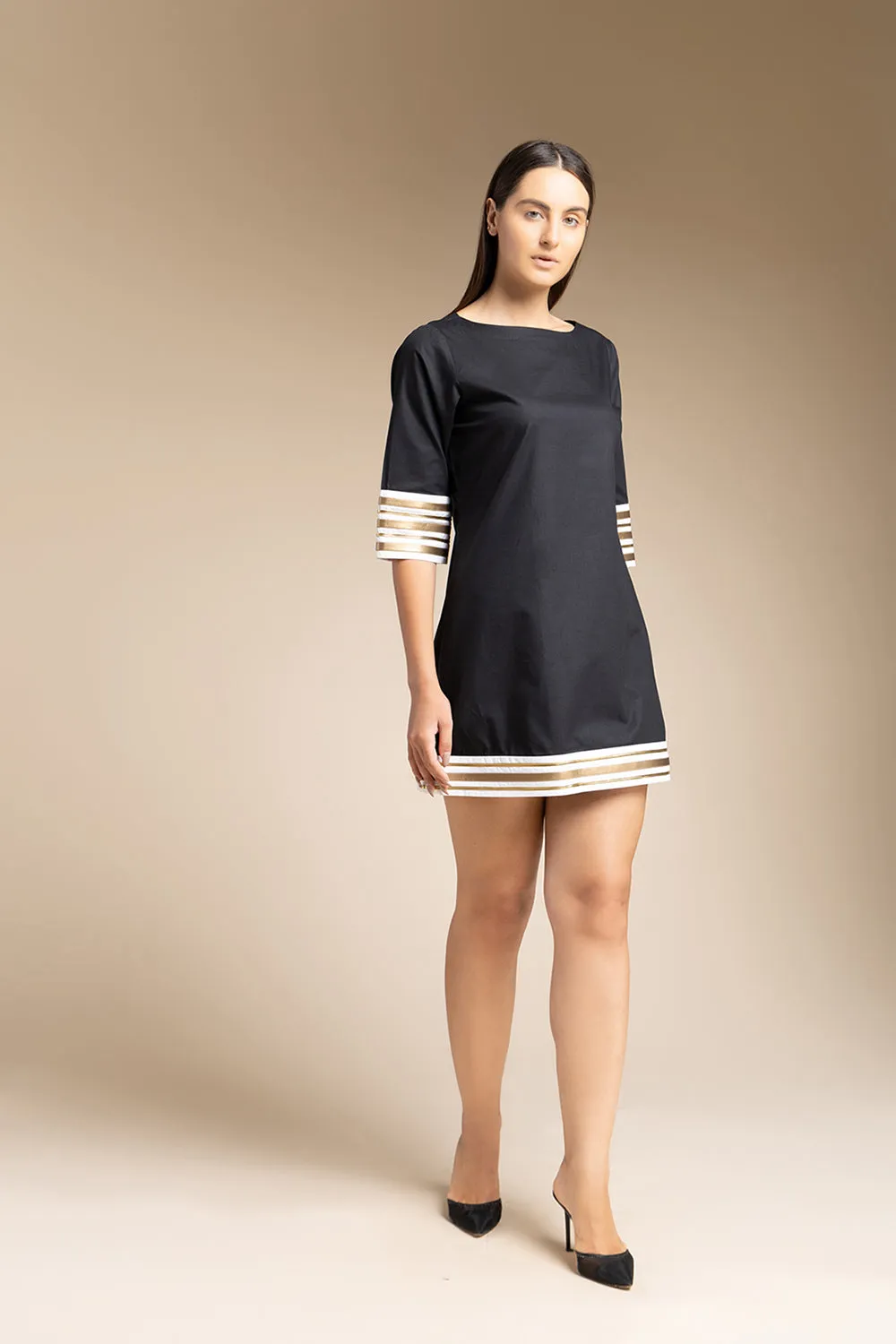 Shift Dress - Black