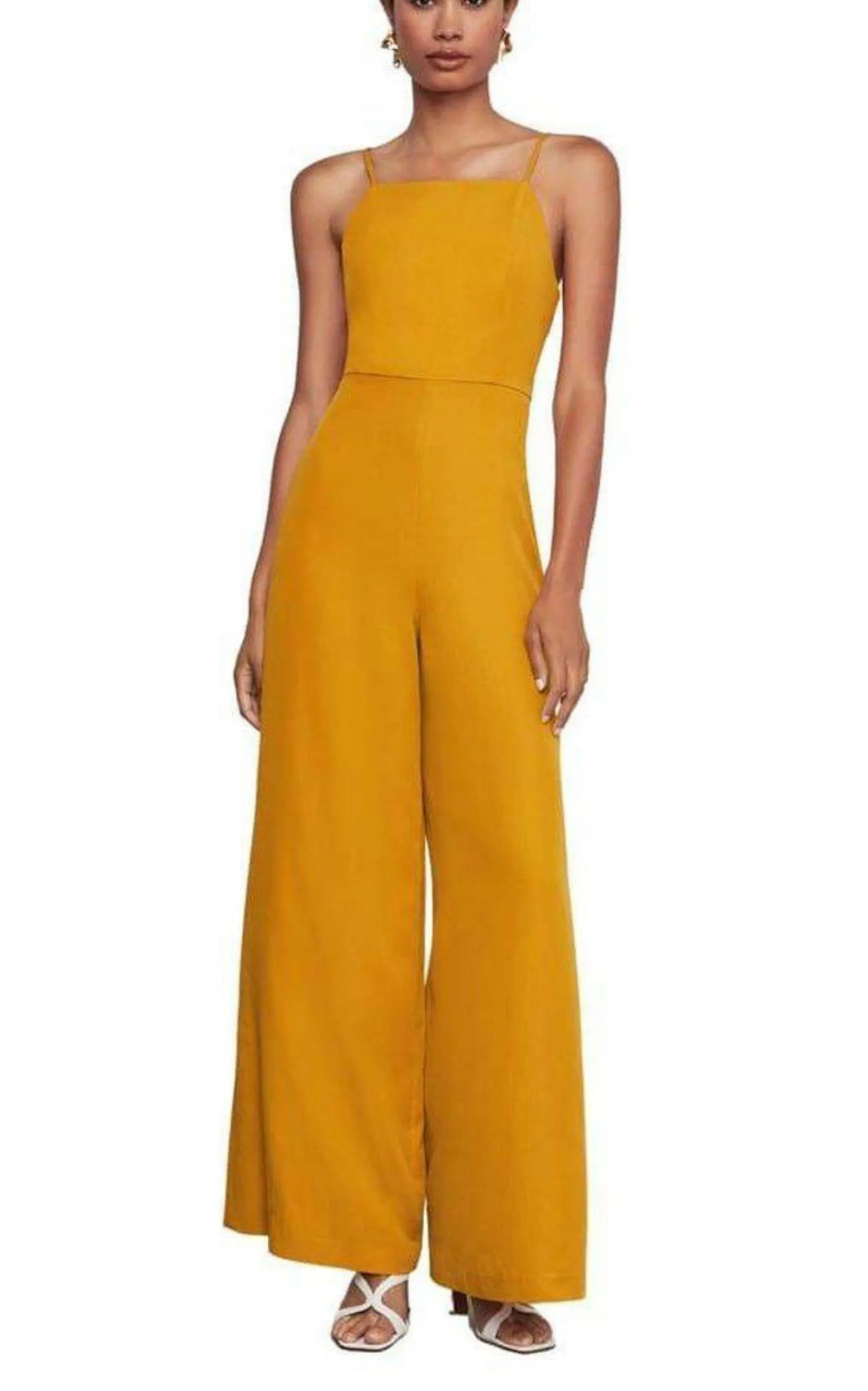 Strappy Wide Leg Jumpsuit