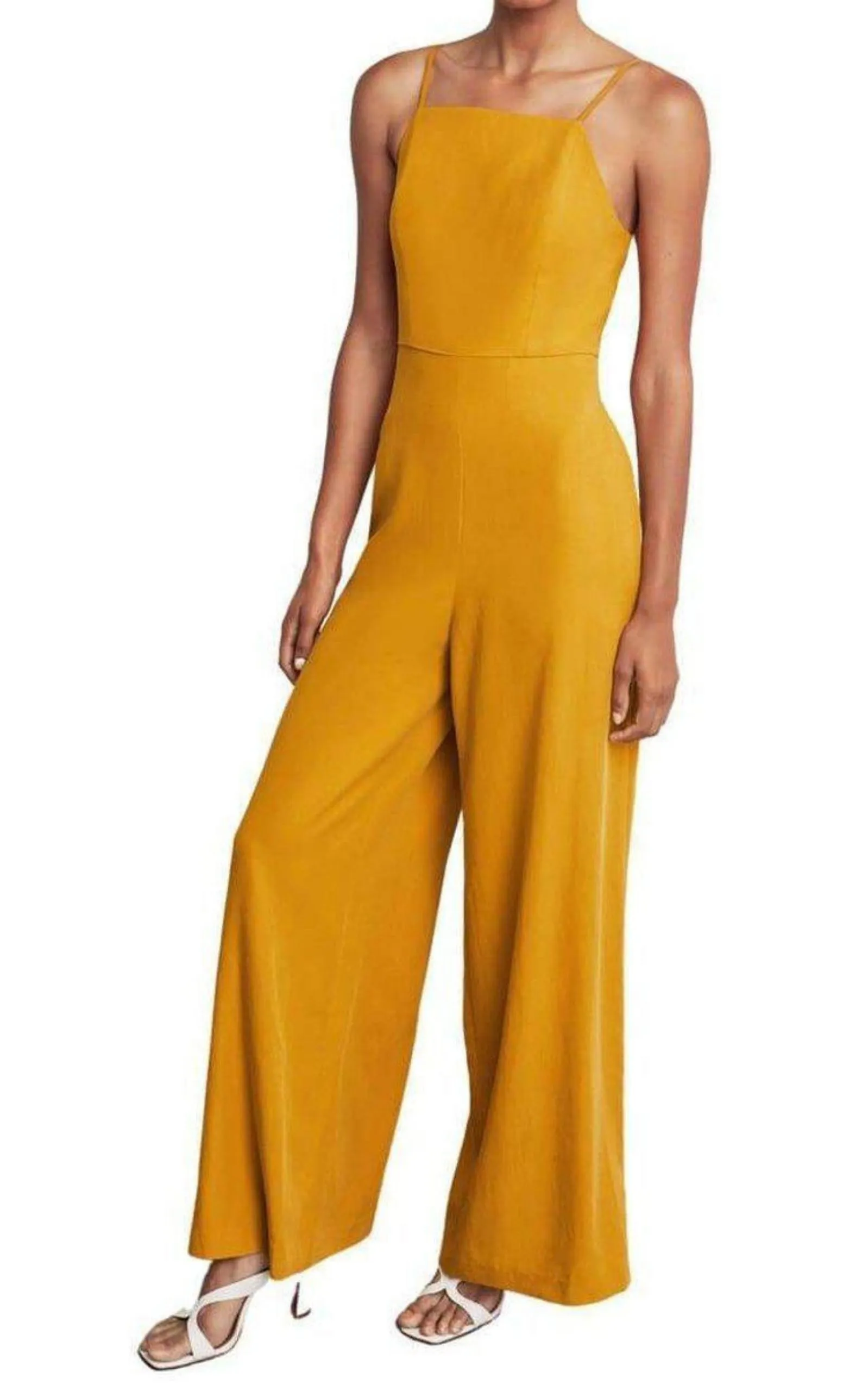 Strappy Wide Leg Jumpsuit