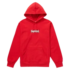 Supreme Bandana Box Logo Hooded Sweatshirt Red