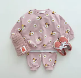 Teddy Bear Daisy 2 Piece Jogger Set