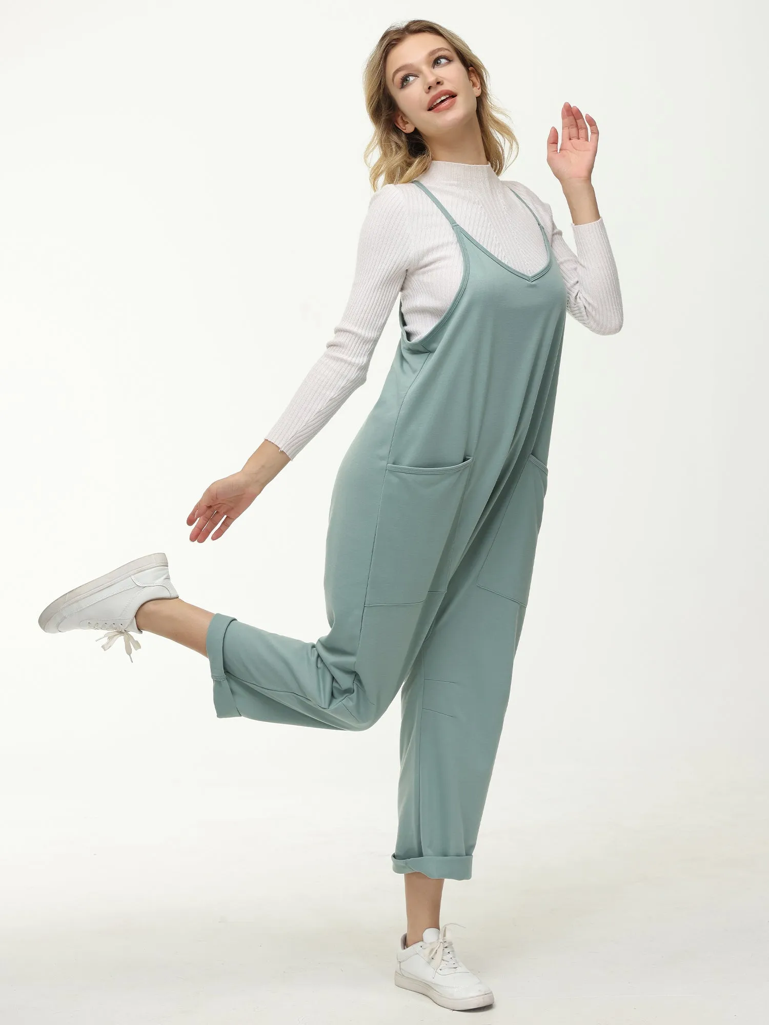 Women's Casual Wide Leg Jumpsuit