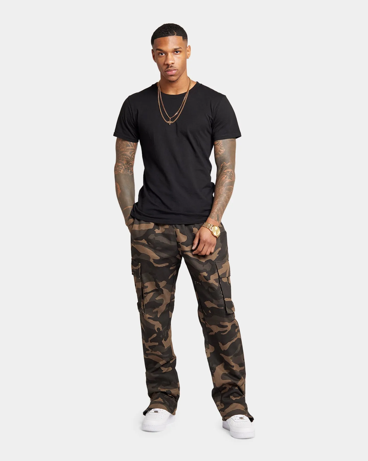 XXIII Carl Cargo Pants Dark Camo